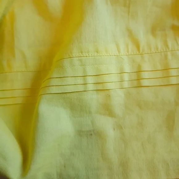 Michael Kors Ruffle Detail Yellow Top MICHAEL Michael Kors Size M - Picture 8 of 13